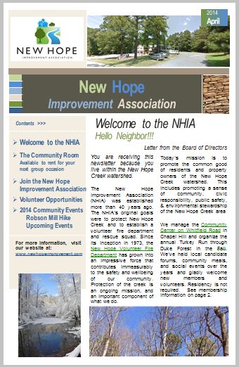 April 2014 Newsletter - Small