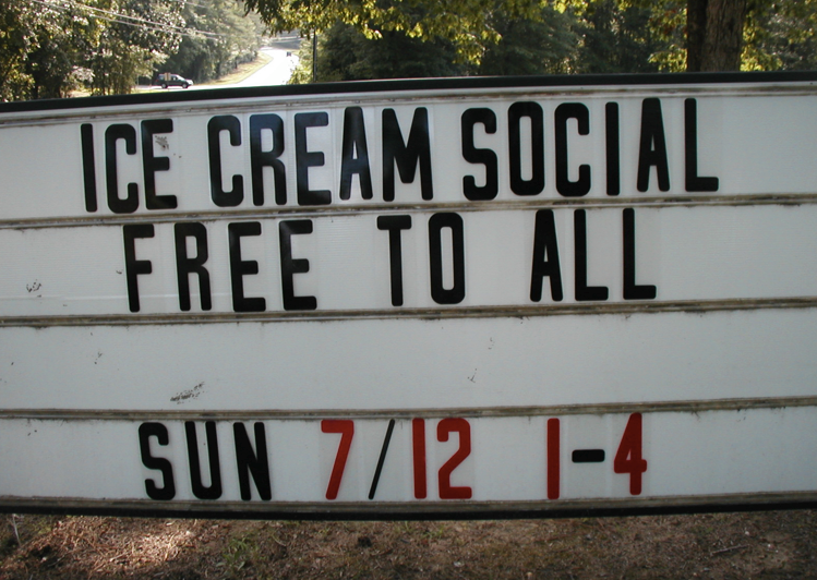 Ice Cream Social 7/12/15